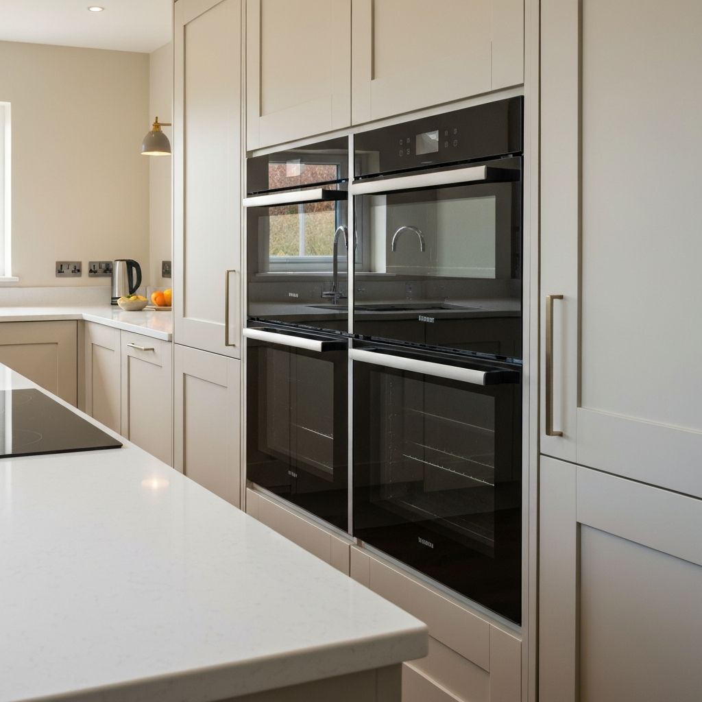 Fitted kitchen with perfect alignment